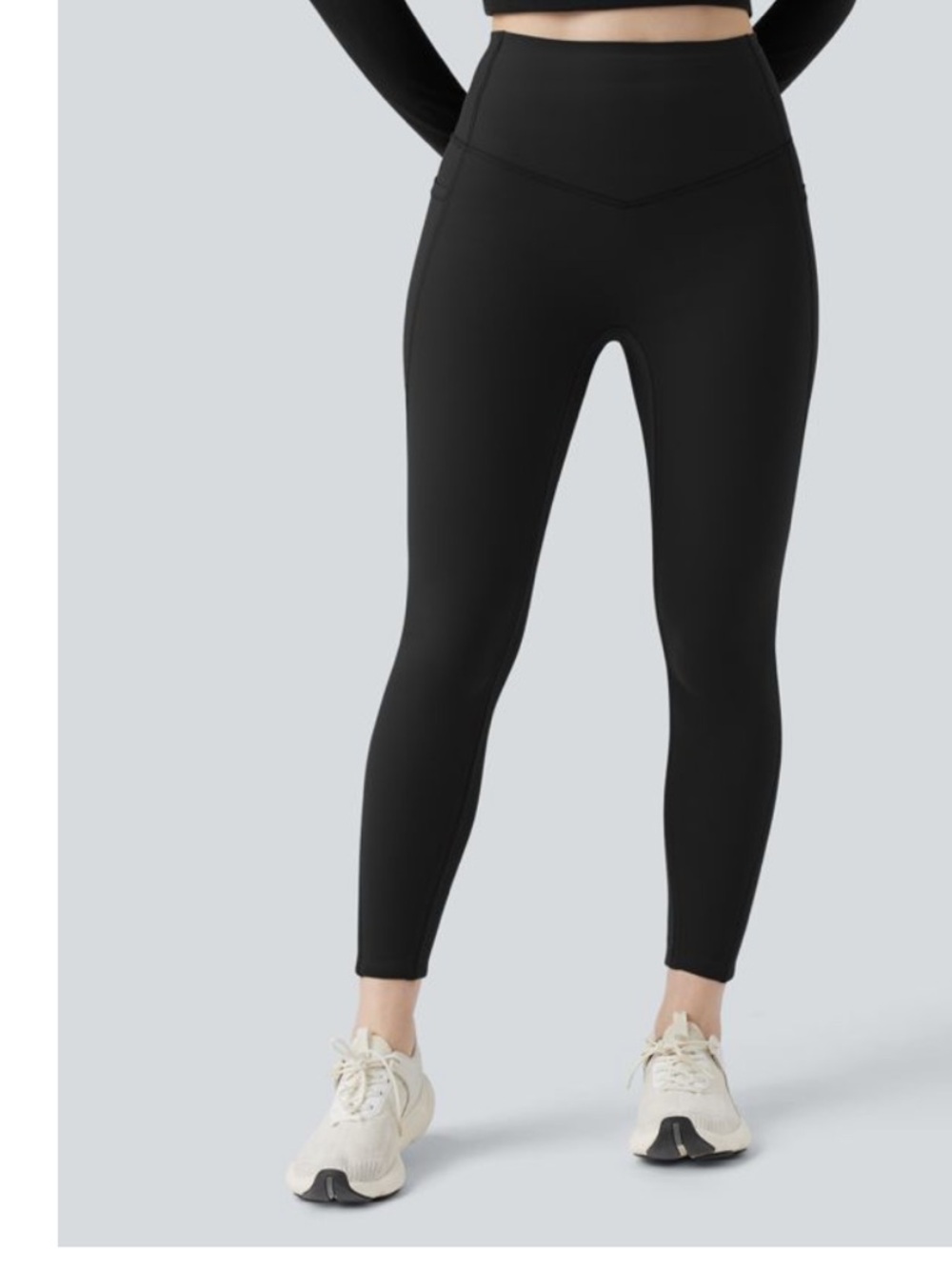NWT Halara Leggings Ultrasculpt Extra Heat Black 7/8 Size S.